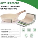 Granitt kokekarsett 15 deler – non stick induksjonsklar