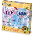 Disney Stitch and Angel 500pc 24x18 in 3D/2D DoubleSided Puzzle