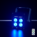 Light4me Accu Par 4X3w Oppladbar Spotlight 360