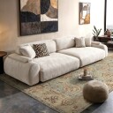 Flatvevd teppe   Layla lyseblått Størrelse: 75 x 150 cm