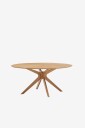 Kave Home Spisebord naanim Brun