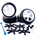 Yeah Racing ALUMINUM STYLISH SPINNING RIMS 4PCS