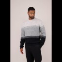 Ajani Sweater Grey multi L Alpaca stripe sweater