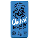Ombar Kokos Sjokoladebar 60% 35gram 1 Bar