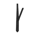 Selected Slhpeter Structure Tie Noos - Black - ONE SIZE