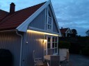 Kassettmarkise m ledlys Bredde 655 700 cm x 260 cm utfall