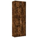  Oppbevaringsskap røkt eik 80x42,5x225 cm konstruert tre 8721102654435