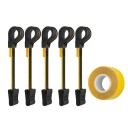Petzl Toolink S og Tooltape tilbehør for verktøy som veier opptil 2,3 kg, 5 stykker, SET-S050AA00