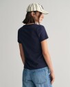 Shield t-skjorte med v-hals EVENING BLUE L