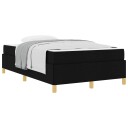  Sengestamme med madrass Svart 120 x 190 cm stoff