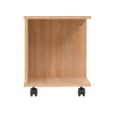 vidaXL Rullende hylle 50x35x42 cm eik