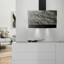 Eico Udine 80 Grey Stone Ventilator 80 cm Veggmontert Skrå Grå Stein