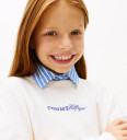 Tommy Hilfiger Collegegenser Glitter Gammel White 8 år 128 Collegegenser Hvit