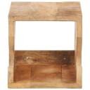  Vegghengt sykkelstativ 35x25x25 cm grov heltre mango