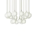 Muuto Rime Pendant Cluster   Ø12   18   White / Grey