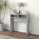 vidaXL Konsollbord grå sonoma 78x30x80 cm konstruert tre