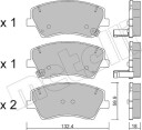 METELLI 22 1092 0 Bremseklosser