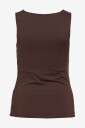 Vila   Singlet viKenza O neck S/L Tank Top   Brun
