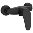 vidaXL Dusjblandebatteri Svart G 1 / 2 tommer