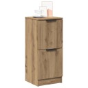  Skjenker 2 stk artisan eik 30x30x70 cm konstruert tre 8721158442710