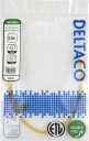 DELTACO Nettverkskabel Cat6 U/UTP AWG28 LSZH 0,3 m Gul