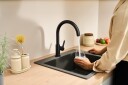 Hansgrohe Waterforms kjøkkenkran m/ CoolStart, 1jet, matt sort