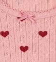 Konges Sløjd Body I/e   Minnie   Amour Rouge m. Hullmønster   Konges Sløjd   50/56   Langermet Body   Rosa   50 56