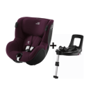 Britax  Dualfix iSense Bilstol 0-18 kg + Flex Base 5Z  Burgundy Red
