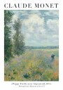 Claude Monet Poppy Fields near Argenteuil Plakat Plakat / 40x50cm