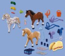 Playmobil Tre Hester Figursett 72133 Byggeleker med Tilbehør - 29 Deler