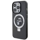 Karl Lagerfeld Ringstand MagSafe etui til iPhone 15 Pro Max - Svart