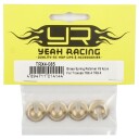 Yeah Racing Brass Spring Retainer 4pcs For Traxxas TRX-