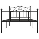 vidaXL Sengeramme svart metall 90x200 cm