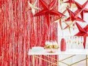 Party curtain red 0,9m/2,5m