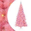  Juletre med 300 LED med stativ Rosa 180 cm PVC
