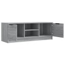 vidaXL TV-benk grå sonoma 102x35x36,5 cm konstruert tre