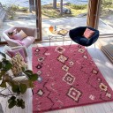 Ryetepper   Nyle Natural Cotton Shaggy rosa/multi Størrelse: 160 x 230 cm