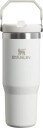 Stanley - Iceflow flip straw tumbler termoflaske 0,89L hvit