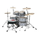 Dimavery Ds-600 Drum Set 10-12-16-22-14 Med Hi-Hat, Cymbal Stativ, Uten Cymbaler