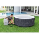 Lay-Z-Spa Boracay 4 Blue Marble 180x66cm Oppblåsbart Bestway Lay Z Spa Boblebad
