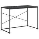 vidaXL Databord svart 110x60x70 cm sponplate