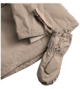 MINI A TURE Matcesar Fleece Lined Mittens   Beige   18/24M