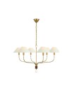 Griffin Tail Chandelier Antique Brass XL