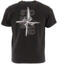 Stone Island T skjorte   Svart/Hvit m. Trykk   Stone Island   10 år 140   T skjorte
