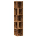  Hjørneskap gammelt tre 33x33x165 cm konstruert tre 8721158440730