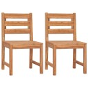 vidaXL Hagespisegruppe 3 deler heltre teak