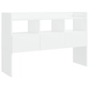 vidaXL Skjenk hvit 105x30x70 cm sponplate
