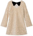 Name It Kjole   NkfRusitta   Jet Stream/Palietter   Name It   6 år (116)   Kjole   Beige