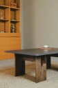 Eberhart Arnold Salongbord 65x110 Cm Mørk Betong / Mørk   Sofabord Eik Dark Oak   AOLD 102 110