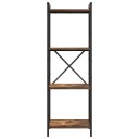 Bokhylle Røkt eik 40 x 30 x 118 cm Konstruert tre